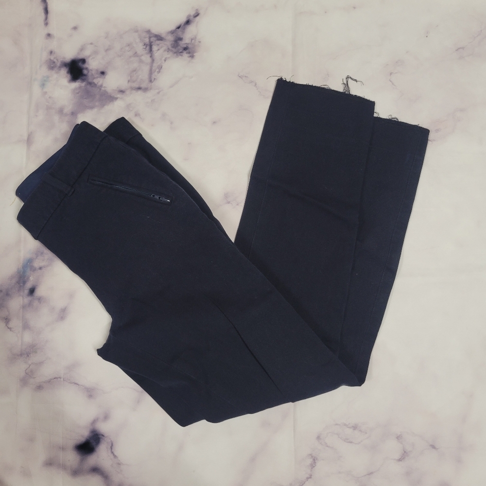 J.CREW factory stretch navy blue pants 0S